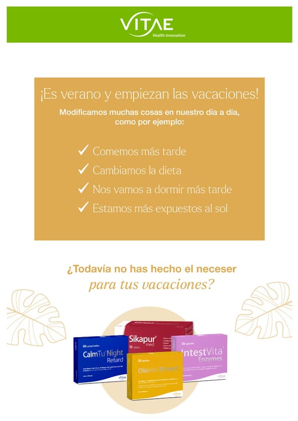 Los imprescindibles en tu neceser para el verano