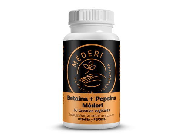 LANZAMIENTO - BETAÍNA+PEPSINA MÉDERI (60 cáps.)