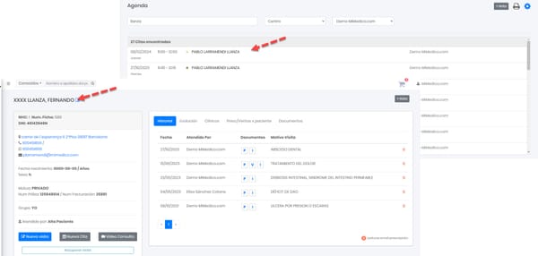 74 - Busqueda paciente (nombre cambiado)