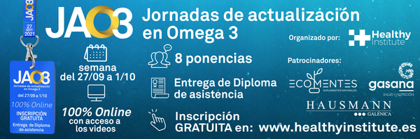 Bienvenido a las Jornadas de actualización en Omega 3 😊