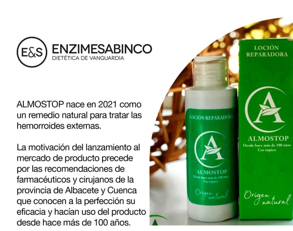 ALMOSTOP, loción anti hemorroidal