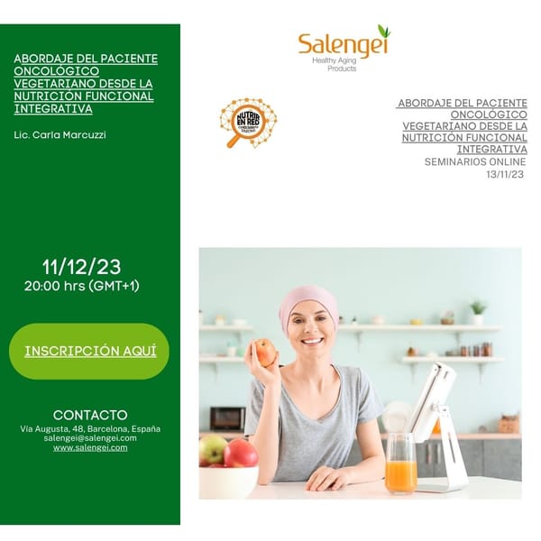 Abordaje del paciente oncológico vegetariano desde la Nutrición funcional integrativa