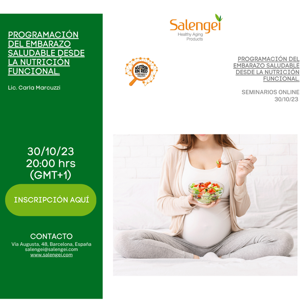 Programación del embarazo saludable desde la nutrición funcional.