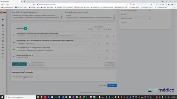 Ficha Paciente en MiMédico.com