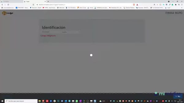 Alta paciente en la plataforma MiMédico.com